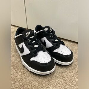 Nike Dunks Toddler Black/White
